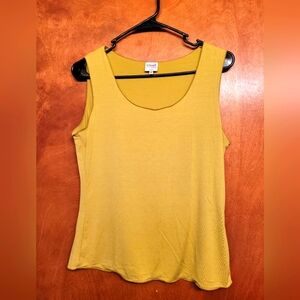 Armani Collezioni Yellow Tank Top